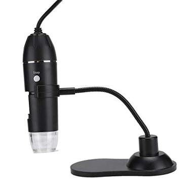 Imagem de Microscópio Digital USB, Câmera Eletrônica Portátil 50X-1000X HD Com 8 Luzes LED Embutidas, Compatível Com para OS