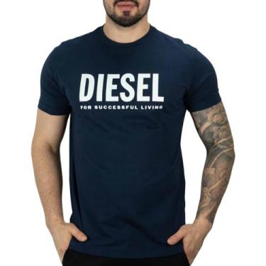 Imagem de Camiseta Diesel Azul Marinho
