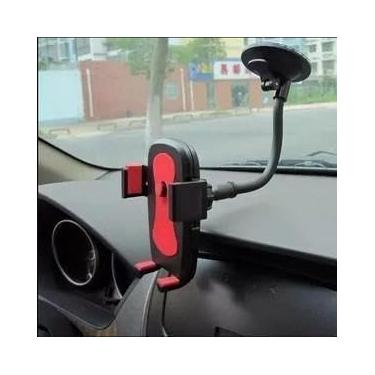 Imagem de Suporte Celular Universal Veicular Vidro/Suporte Celular Carro Articulado 360° [Reforçado Com Haste Grossa, Com Base de Silicone]