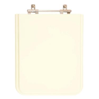 Imagem de Assento Sanitário Tampa de Vaso Madeira MDF Laqueado Square para bacia Incepa Quadrado 6lpf