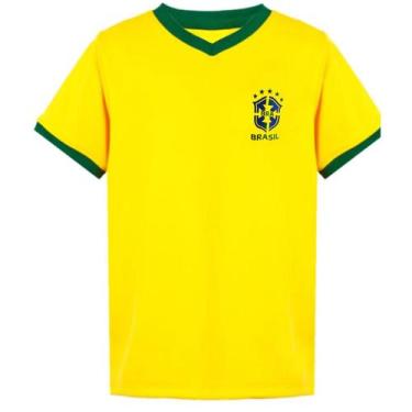 Imagem de Camiseta Infantil Do Brasil Presente Dia Das Crianças Gola V Unissex N