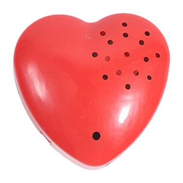 Imagem de Gravador de voz para bicho de pelúcia, Botões graváveis em formato de coração para brinquedo de pelúcia Grave mensagem personalizada para brinquedo de pelúcia Caixa de som de 30 segundos para boneca