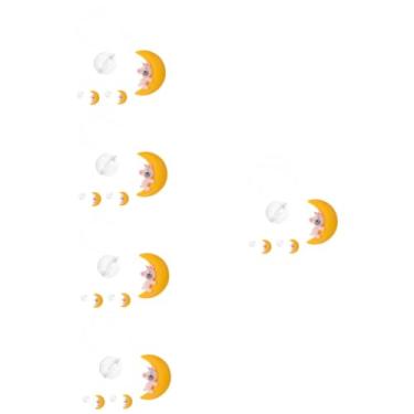 Imagem de FRCOLOR 15 Peças Tanque De Peixes Flutuante Pendurado Ornamento De Lua Aquário Decoração Flutuante Brinquedos De Peixe Betta Enfeites De Urso Suprimentos De Tanque De Peixes Acessórios De