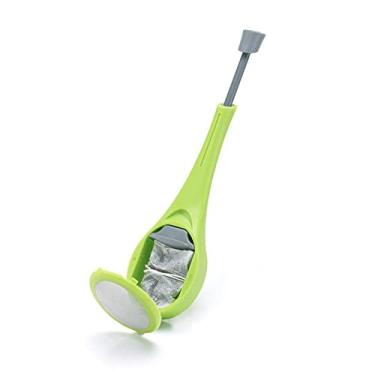 Imagem de Colher inteligente de silicone saudável infusor de chá total sacos de filtro de folhas soltas prensa mais íngreme ferramenta de filtro de chá