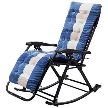 Imagem de Outdoor Lounge Chairs Sun Loungers Zero Chairs Folding Deck Chair Recliner Chairs Lounger Rocking Chair Sun Lounger Backrest Armchair Patio Garden Bedroom Living Room Balcony Recliner,B//193 (Size :