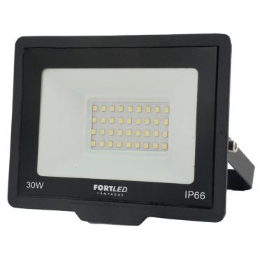 Imagem de Refletor Led 30W Luz Amarela 3000K Fortled