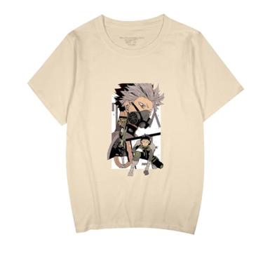 Imagem de Camiseta Kaiju No.Eight unissex manga curta gola redonda algodão cosplay plus size 5GG 2024 nova mercadoria anime, Cáqui - D, GG