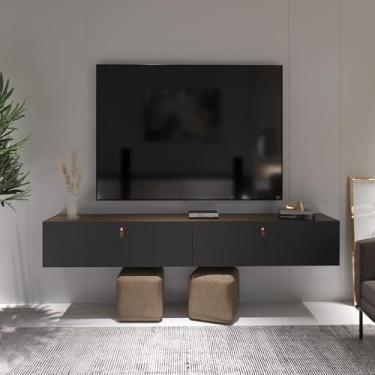 Imagem de VIA NOSSA - Rack Suspenso para Tv até 70 Polegadas 2 Portas Grécia 180cm - ViaNossa