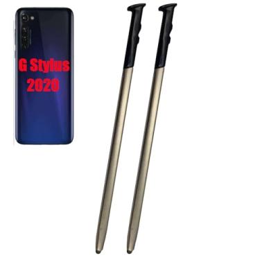 Imagem de 2 unidades de caneta Stylus preta Touch Pen de reposição para Motorola Moto G Stylus XT2043 All Verison Touch Pen