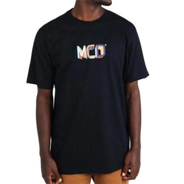 Imagem de Camiseta Mcd Regular Block Masculina Preto