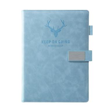 Imagem de Joucien Notebook Business Soft Skin Office Engrossado Simplificado Caderno Estudante - Azul Claro B5 Edição Grande - Edição Espessada