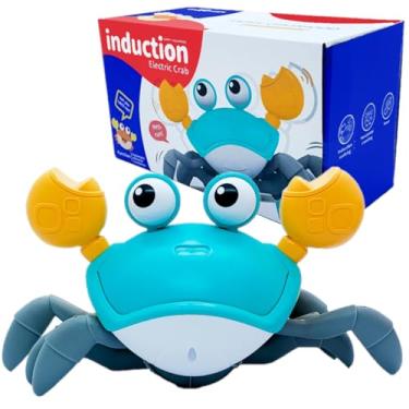 Imagem de Caranguejo Brinquedo Fujão Sensor Dança E Som Eletrônico Top SM112922 (Verde)