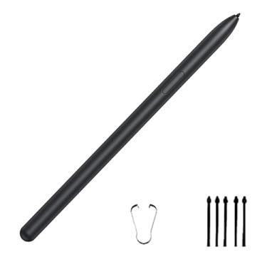 Imagem de Caneta de reposição Mystic Black Tab S7 FE para Samsung Galaxy Tab S7 FE SPen Stylus + 5 pontas grátis para Samsung Galaxy Tab S7 FE Stylus S Pen