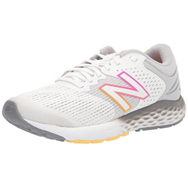 Imagem de New Balance Tênis de Corrida Feminino 520 V7, Branco/Multi, 5 Wide