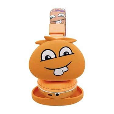 Imagem de Fone de Ouvido Infantil Headphone Bluetooth Ajustável Confortável Leve B-19Y (Laranja)