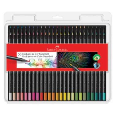 Imagem de Ecolápis De Cor Faber Castell Supersoft 50 Cores