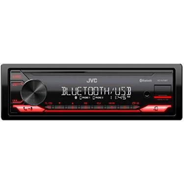 Imagem de JVC KD-X270BT Bluetooth estéreo para carro com porta USB – rádio AM/FM, leitor de MP3, LCD de alto contraste, 50 watts, placa frontal destacável – DIN único – equalizador de 13 bandas