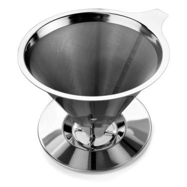 Imagem de 01 Coador De Café Pour Over Em Inox  Não Precisa De Filtro - Top Chef