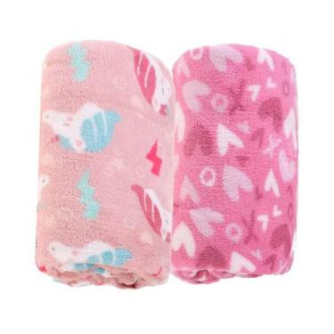 Imagem de Manta Hipertextil Rosa para Cães e Gatos