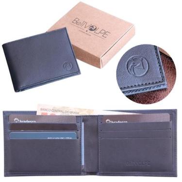 Imagem de Carteira Masculina Horizontal Couro Legítimo Marca BELLVOLPE