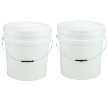 Imagem de Kit 2 Baldes Plástico Alimentício Cerveja Artesanal 30 Lts - Jaguar