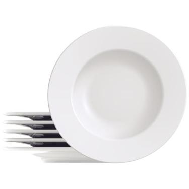 Imagem de Jogo de Pratos Redondo de Porcelana Branco Raso - Tramontina Maria Aug