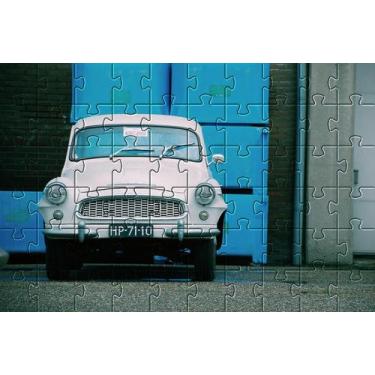 Imagem de 6 Quebra-Cabeça Cognitivo Idosos Carros Antigos - Coleção TEA e Amor