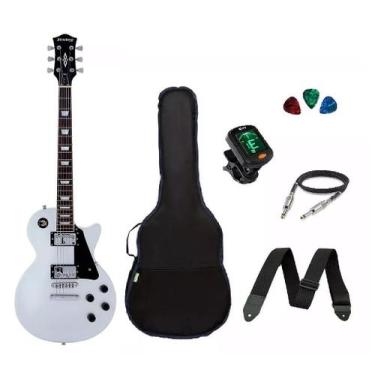 Imagem de Kit Guitarra Strinberg Les Paul LPS230 SL Silver + Acessórios