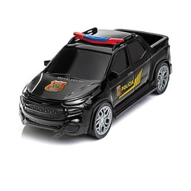 Imagem de Carro De Brinquedo Texas Pickup Polícia Preto Lummar Brinquedos