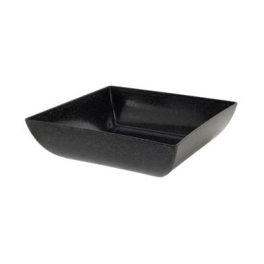 Imagem de Saladeira Quadrada 2,9 Lt Travessa Petisqueira Preta - EVO