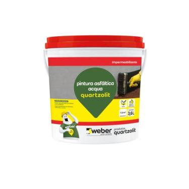 Imagem de Impermeabilizante Pintura Asfáltica ACQUA 3,6L - Quartzolit