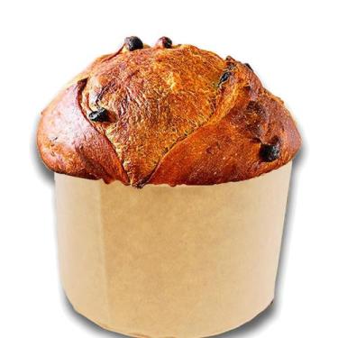 Imagem de 10 Unidades Forma Panetone Kraft Forneavel Pao Italiano - Wr Embalagen