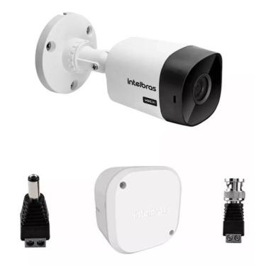 Imagem de Câmera Intelbras Vhc 1120b + Caixa Cftv + Conectores