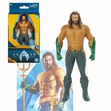 Imagem de Figura de Ação Aquaman 15cm Roupa Dourada O Reino Perdido - Sunny Brin