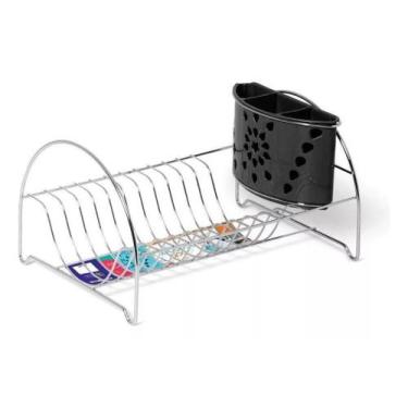 Imagem de Escorredor Secador Niquelart Pop Porta Talheres 11 Pratos
