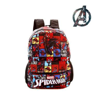 Imagem de Mochila Escolar Juvenil do Homem-Aranha De Costas - TOYS 2U