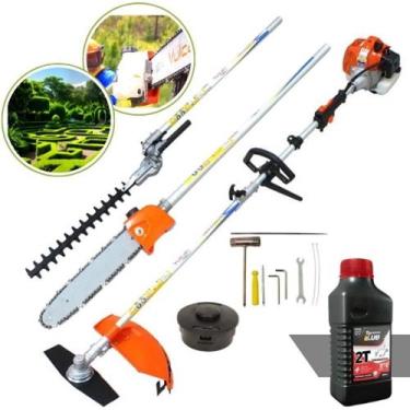 Imagem de Roçadeira Multifuncional 4 em 1 Poda Galho, Cerca Viva, Corta Grama e 