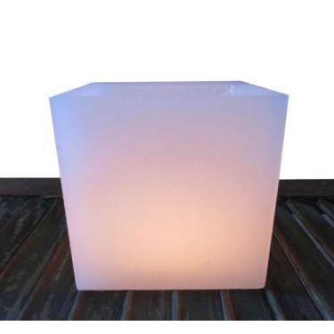 Imagem de 1 Vela Luminária Quadrada  15x15x15cm Decoração de Festas corredores e
