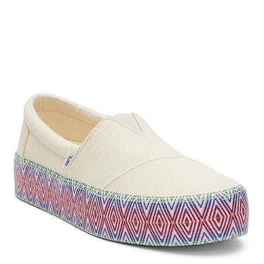 Imagem de TOMS Sapato feminino Alpargata Fenix sem cadarço, Rosa natural, 7.5