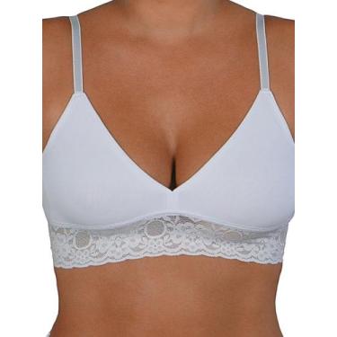 Imagem de Sutiã sem Aro e sem Bojo Caríbdis Demillus 61332, Branco, 48