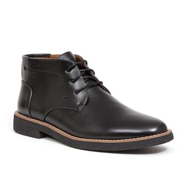 Imagem de Deer Stags Bota Chukka masculina confort vel com espuma de mem ria, Black/Black, 8