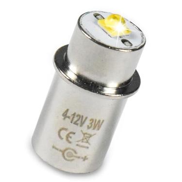 Imagem de HQRP Lâmpada de LED 3W de alta potência compatível com Maglite 3D 4D 5D 6D/3C 4C 5C 6C/3-4-5-6 D/C Lanterna de conversão de lâmpada de conversão