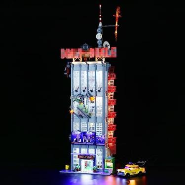 Imagem de GEAMENT LED Light Kit Compatible with Lego Daily Bugle - Lighting Set for 76178 Building Model (Model Set Not Included)