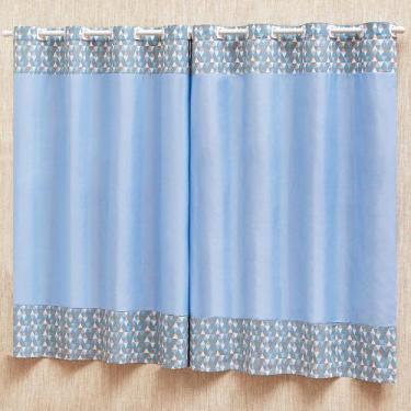 Imagem de Cortina Infantil Quarto Bebê 2,00x1,70 Luxo Enxoval Menina Menino Deco