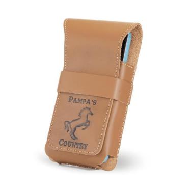Imagem de Bainha Pampa's Country Porta Celular Rústica 100% Couro Country Presa 
