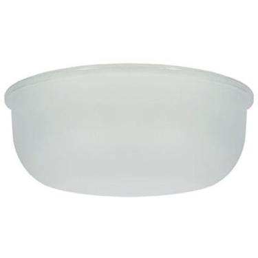 Imagem de Bacia de Vidro Girassol Fosca 15 para plafon de teto - CM GLASS - CLEI
