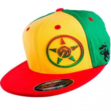 Imagem de Boné Unit Kingston, Amarelo, Vermelho, P/M