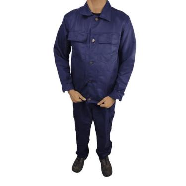 Imagem de Conjunto Para Trabalho Pesado Uniforme Pedreiro Mecânico Obra - TATUDE