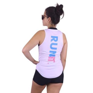 Imagem de Regata Feminina Dry Fitness Camiseta Tapa Bumbum Nadador - FRV Moda Fi