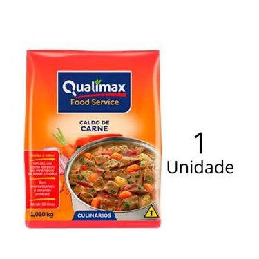 Imagem de Caldo De Carne Qualimax Em Pó Em 1 Un Pacote De 1,01Kg Para Hotel Pous